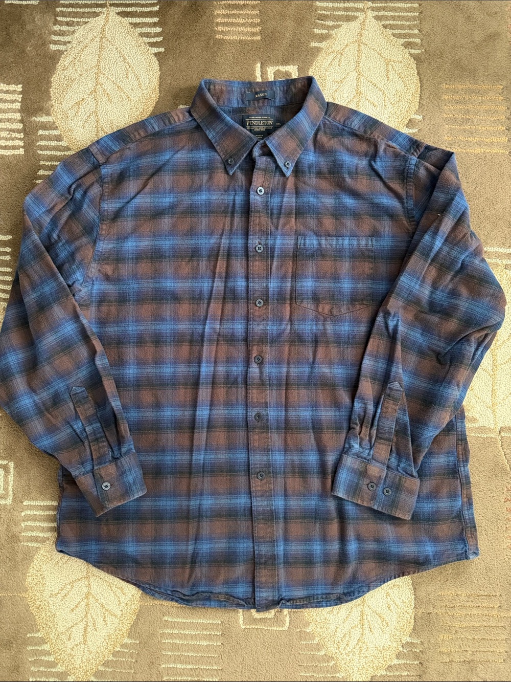 Pendleton Cotton Flannel Bottondown Shirt